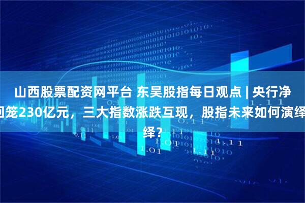 山西股票配资网平台 东吴股指每日观点 | 央行净回笼230亿元，三大指数涨跌互现，股指未来如何演绎？